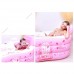 Bathtubs Freestanding Pink Large Folding Household Adult Inflatable  Electric Pump (Size : 150cm/59.1inch) - B07H7JRH5B